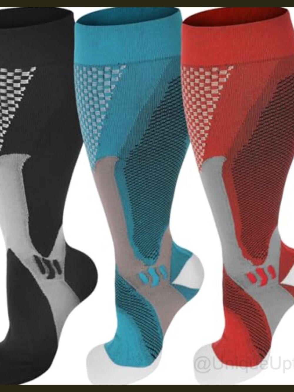 Compression Socks 20-30 mmHg Knee High Spandex Support